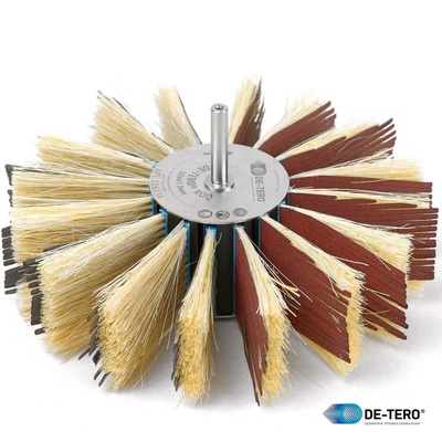 Переходная втулка FIX ROQ MB2 50х65хМ14, 16+8 сегментов (абразив + 2 вида опорных щеток, либо шлифовальные щетки)