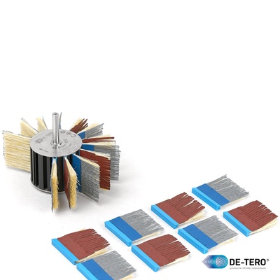 Переходная втулка FIX ROQ MB2 50х65хМ14, 16+8 сегментов (абразив + 2 вида опорных щеток, либо шлифовальные щетки)
