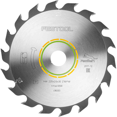 Пильный диск WOOD RIP CUT HW 225x2,6x30 PW18