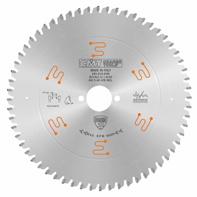 Диск пильный СМТ универсальный 216x30x2,3/1,6 -5° ATB Z=60