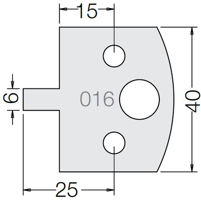 Пластина 33 016 40