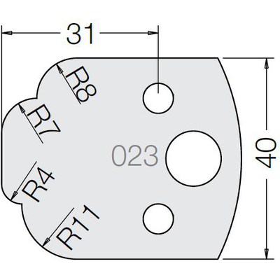 Пластина 33 023 40