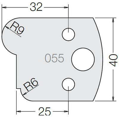 Пластина 33 055 40