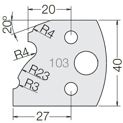 Пластина 33 103 40