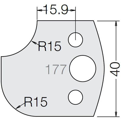 Пластина 33 177 40