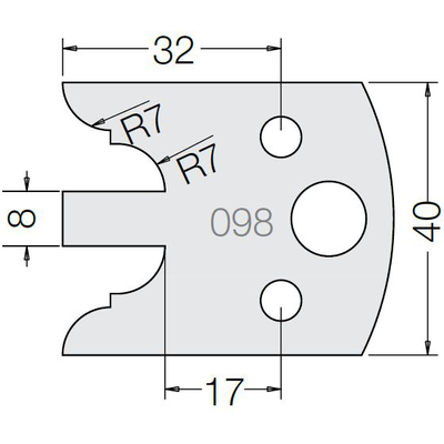 Пластина 33 098 40