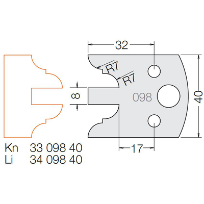 Пластина 33 098 40