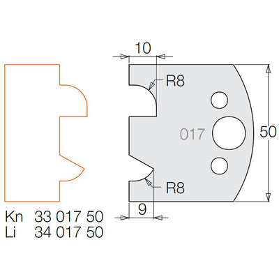 Пластина 33 017 50