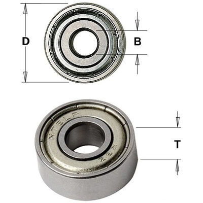 Подшипник D=28,5/12,7x8