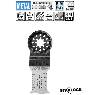 Погружное пильное полотно 30 мм для металла (5 шт) STARLOCK