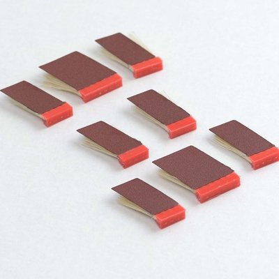 Щетка шлифовальная Flex MB7 28 (2 шт) + 18 (6 шт) x25/30x0 мм P60, Наклонная щетка и абразив, влево (121L)