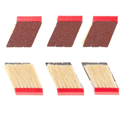 Щетка шлифовальная Flex MB7 30х25/30х10 мм, P320, с наклоном вправо (121R), 6 шт