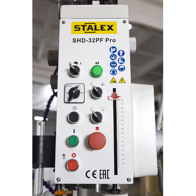 SHD-32PF Pro Редукторный сверлильный станок, с автоподачей, Ø 32 мм, 380 В