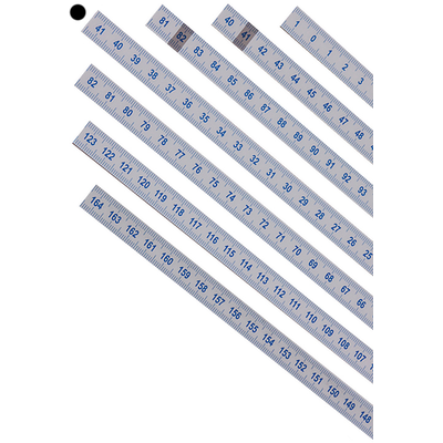 Шкала 41-0 см из лексана (0-41 справа налево)