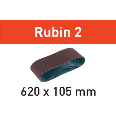 Шлифовальная лента Rubin 2 L620X105-P100 RU2/10