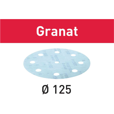 Шлифовальные круги Granat STF D125/8 P1500 GR/50