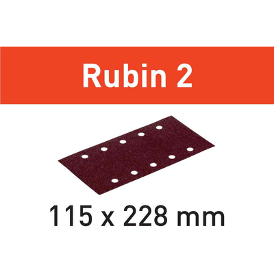 Шлифовальные листы Rubin 2 STF 115X228 P100 RU2/50