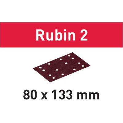 Шлифовальные листы Rubin 2 STF 80X133 P120 RU2/10