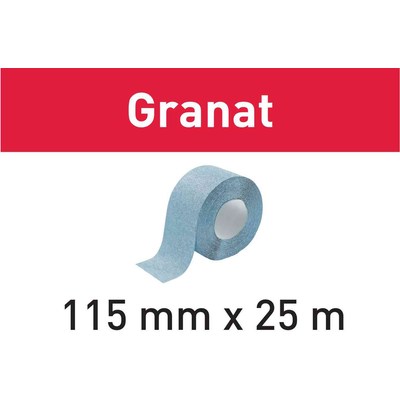 Шлифовальный материал StickFix в рулоне Granat 115x25m P100 GR