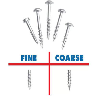 Шурупы с мелким шагом 1-1/4" - 5000 шт