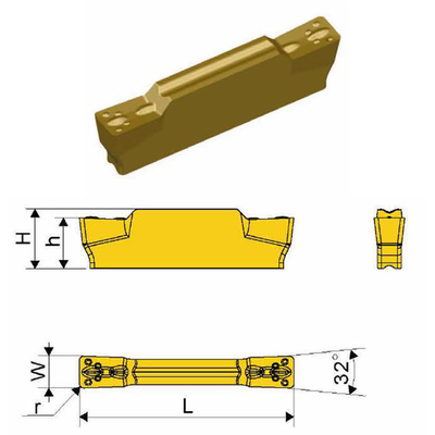 Сменная твердосплавная пластина MGMN200-M/SD1225