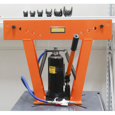 HB-12Q Трубогиб пневмогидравлический, 1/2"-2", рабочий ход 210 мм, 12 т, 45 кг