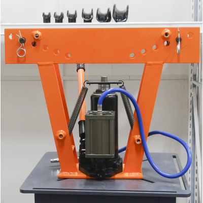 HB-12Q Трубогиб пневмогидравлический, 1/2"-2", рабочий ход 210 мм, 12 т, 45 кг