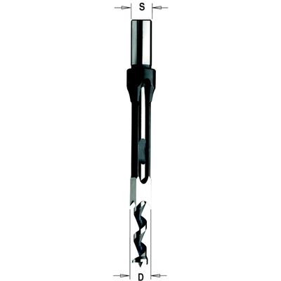 Сверло долбежное со стамеской HSS S=19 D=12,7 RH