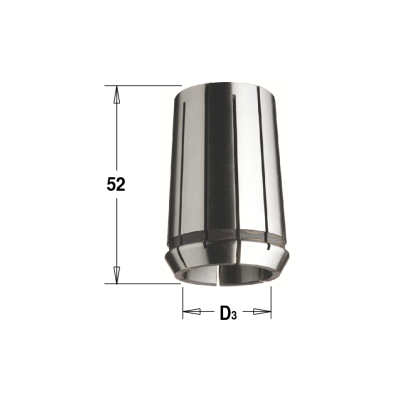 Цанга высокоточная DIN-6388 MM35X52 D=4