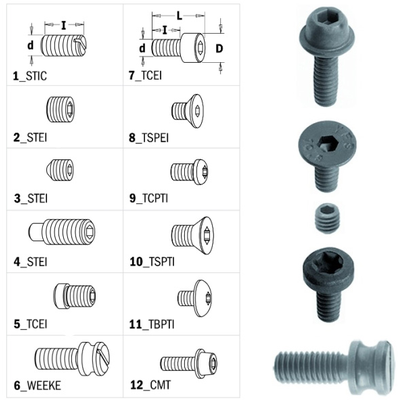 Винт HWEI M6X80 UNI-5931 FOR INDUSTRIO TABLE