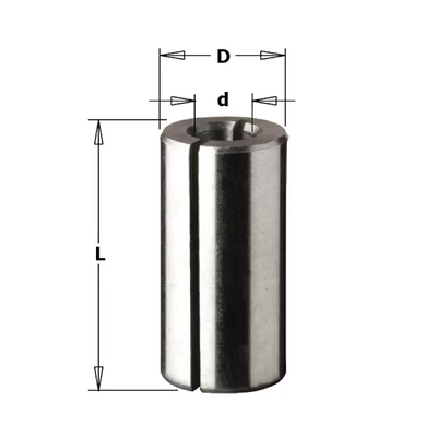 Втулка разрезная D=10-12 L=25